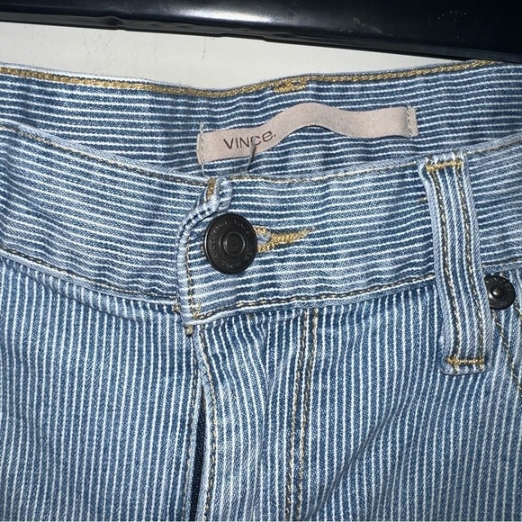 Vince Light Wash Trouser Drop Train Wreck Jeans - Picture 3 of 10